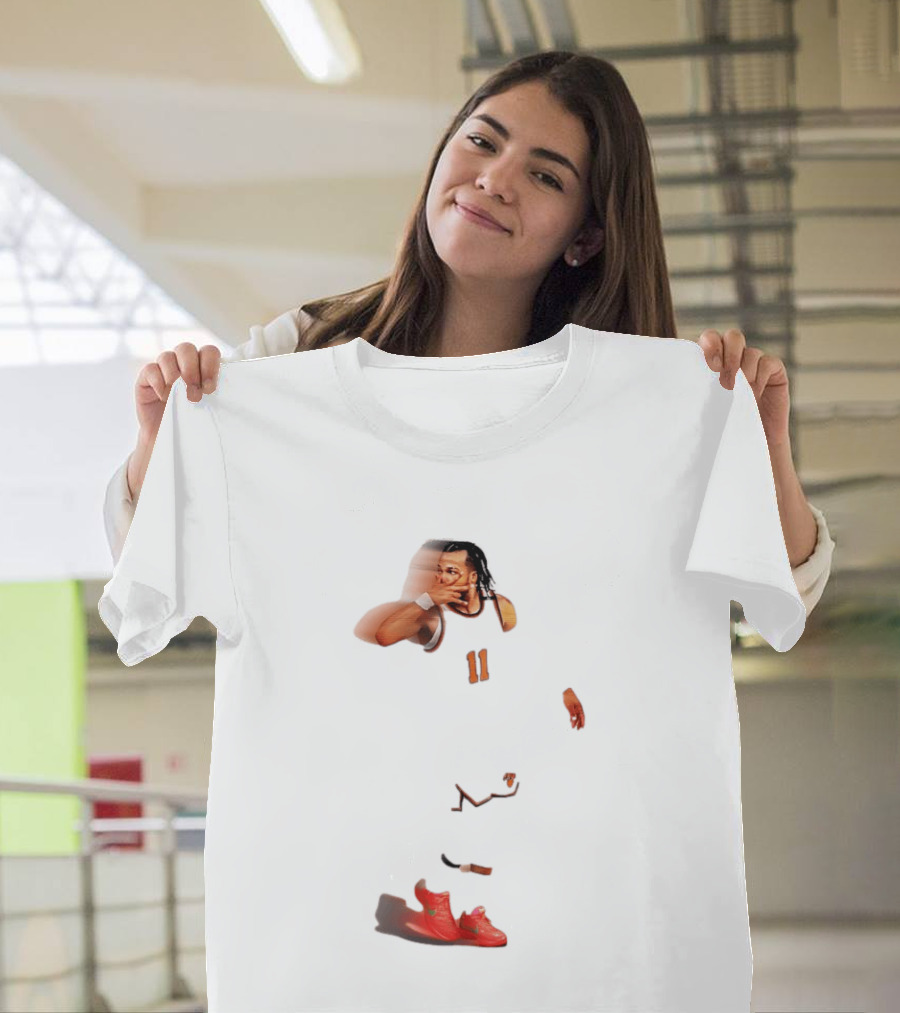 Jalen Brunson New York Knicks NBA Player Unique Distorted T-Shirt