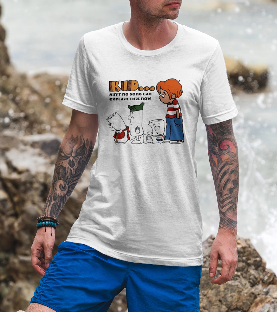Kid Ain't No Song Can Explain This Now Retro Cartoon T-Shirt