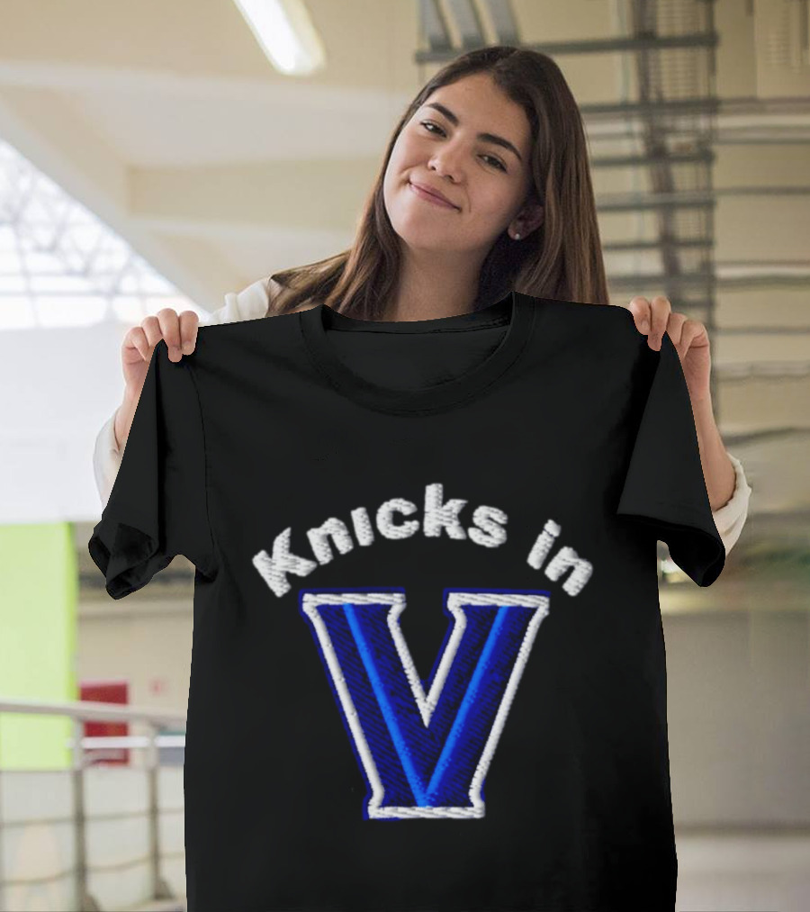 Knicks In V Basketball New York Villanova Wildcats T-Shirt