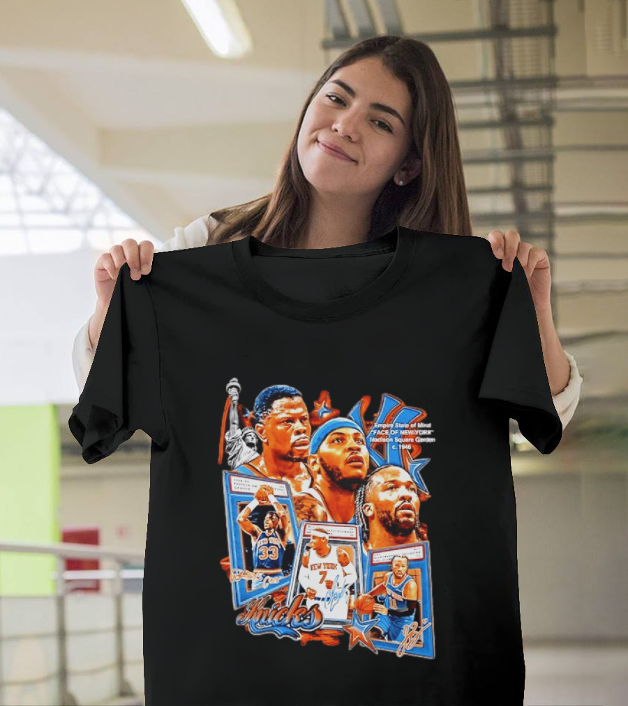 Empire State Of Mind New York Knicks Legends Madison Square Garden C. 1946 T-Shirt