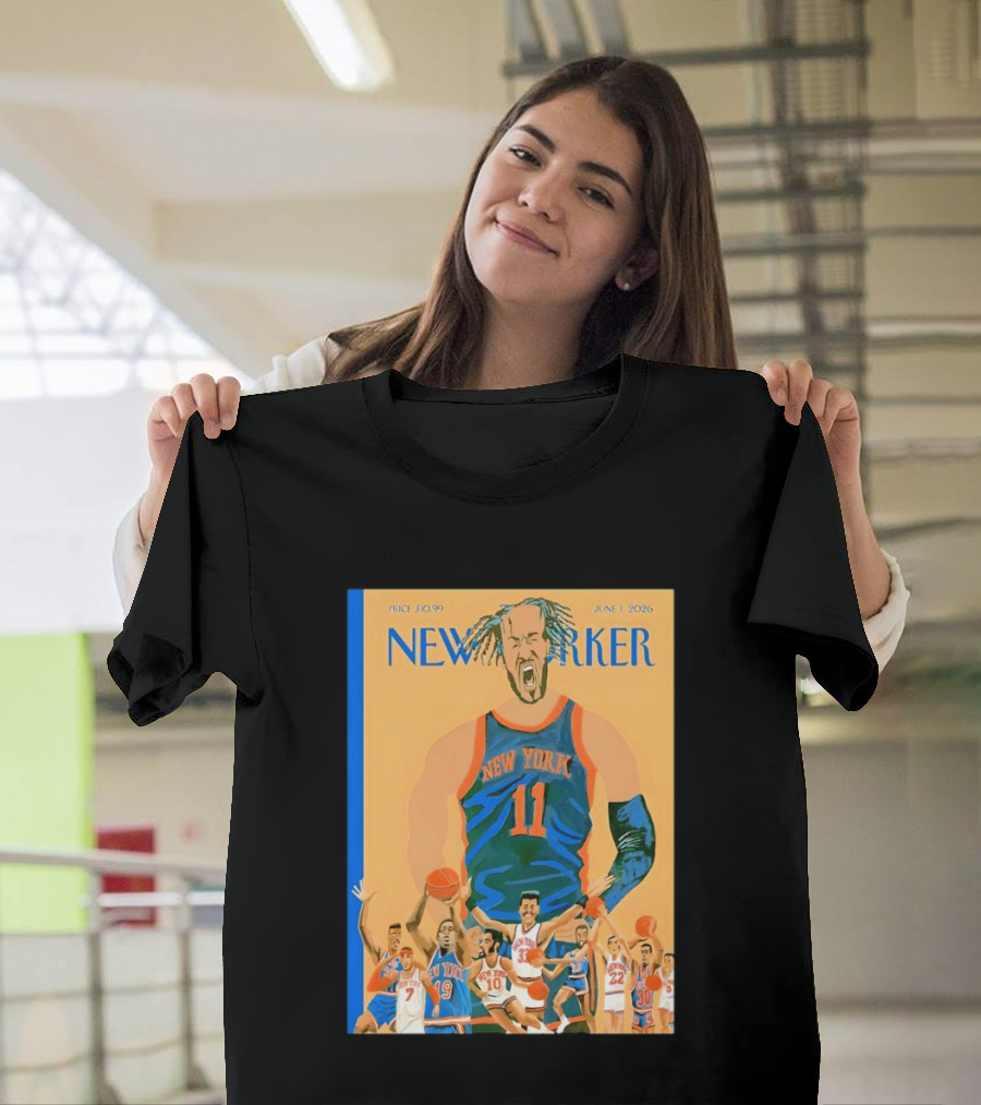 New York Knicks The New Yorker June 2026 Cover T-Shirt