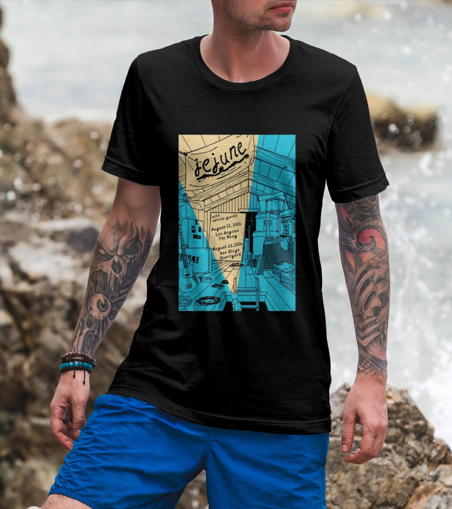Jejune August 22 2026 Los Angeles The Roxy With Special Guests T-Shirt