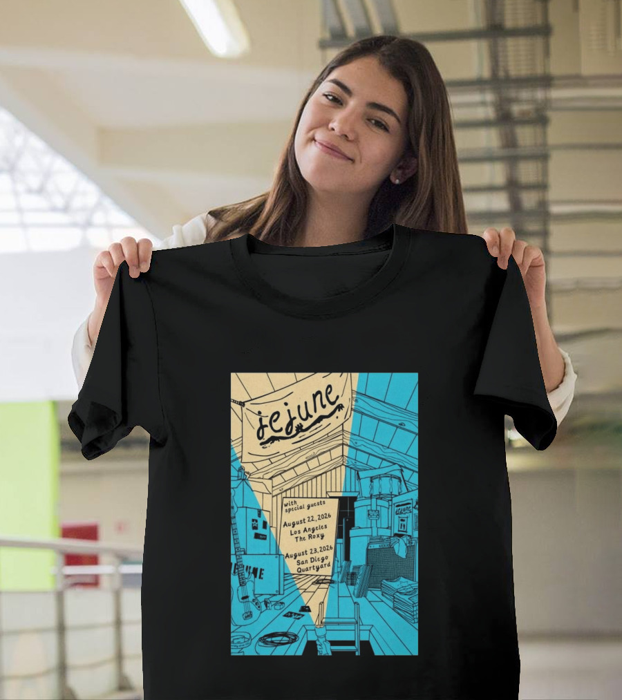 Jejune August 22 2026 Los Angeles The Roxy With Special Guests T-Shirt