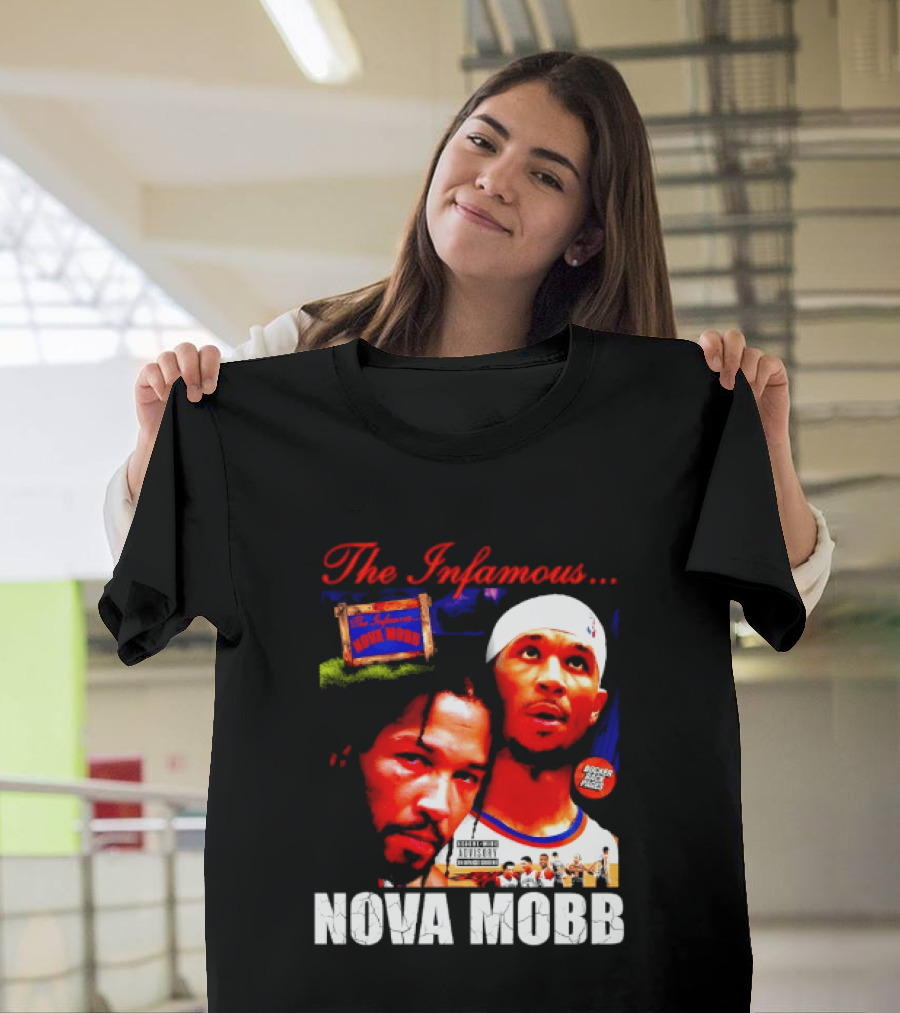 Josh Hart Jalen Brunson The Infamous Nova Mobb New York Knicks NBA 2026 T-Shirt