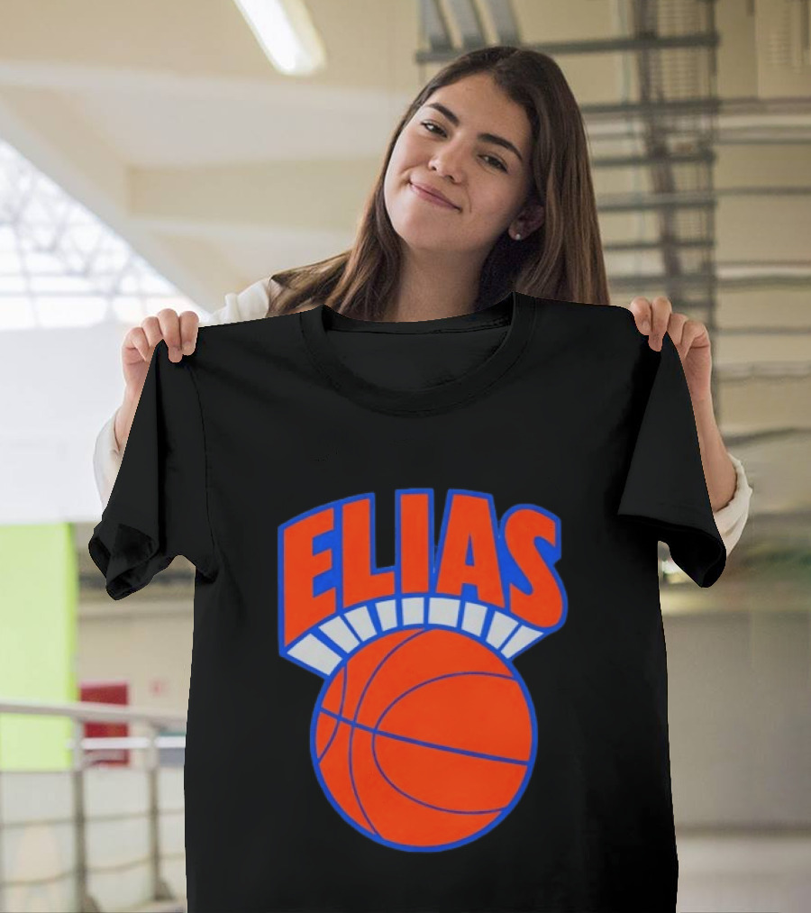 Elias Knickerbocker New York Knicks Basketball T-Shirt