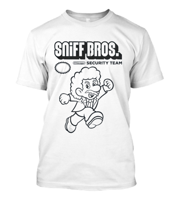 Chicago Bulls NBA Sniff Bros Security Team Mario Bros T-Shirt
