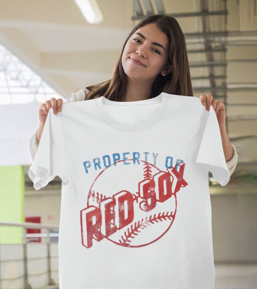 Property Of Boston Red Sox Cooperstown Baseball Classic Red Sox XXL T-Shirt