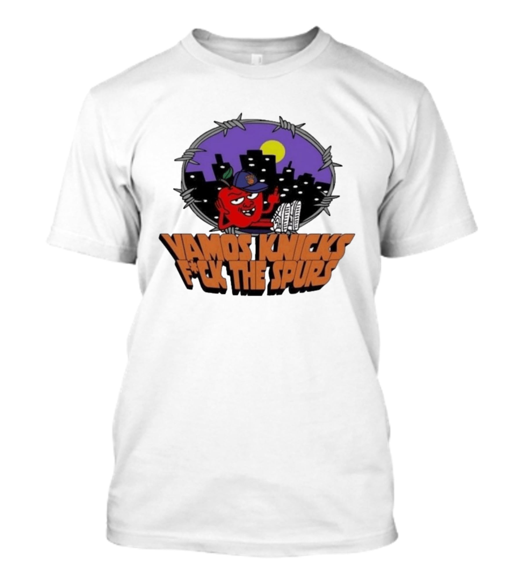 Vamos Knicks F*ck The Spurs New York City Basketball Fan T-Shirt