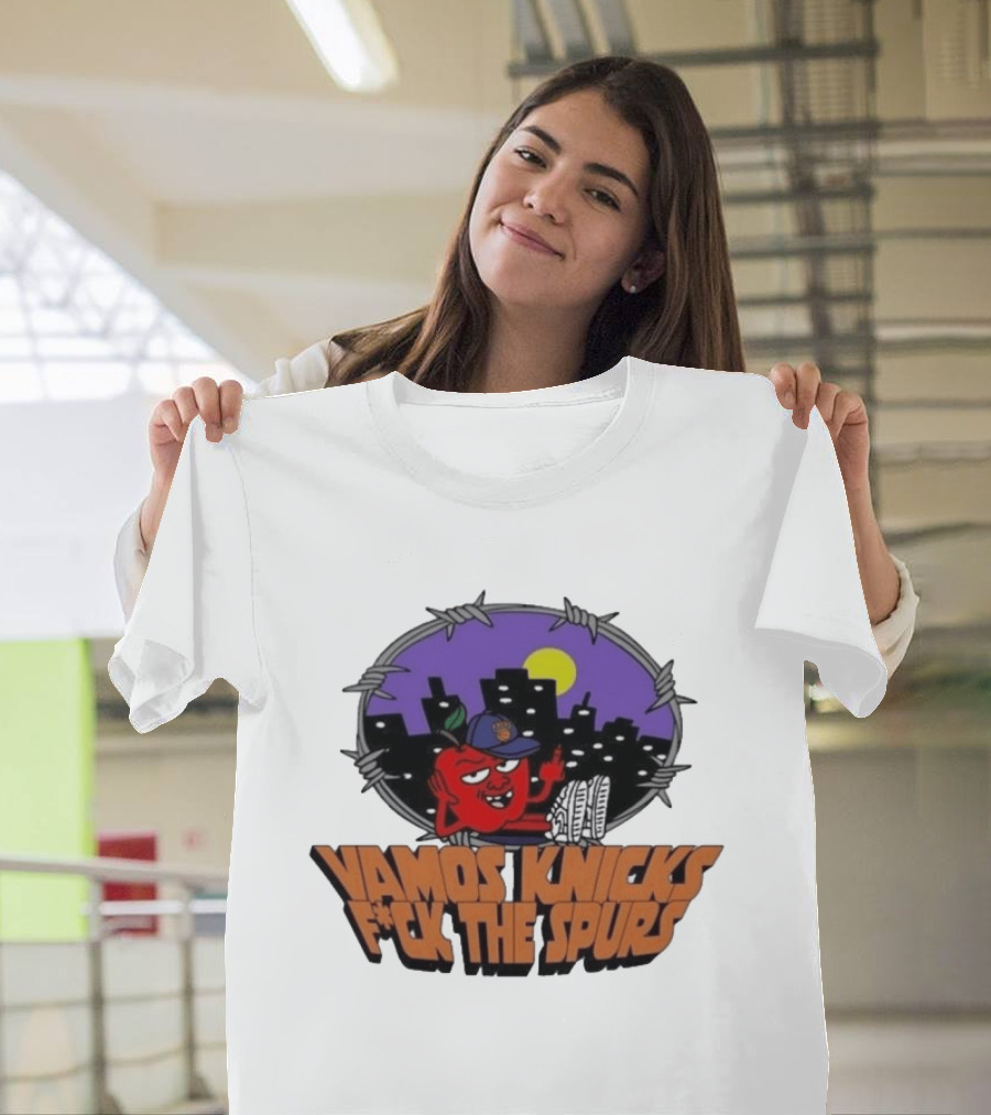 Vamos Knicks F*ck The Spurs New York City Basketball Fan T-Shirt