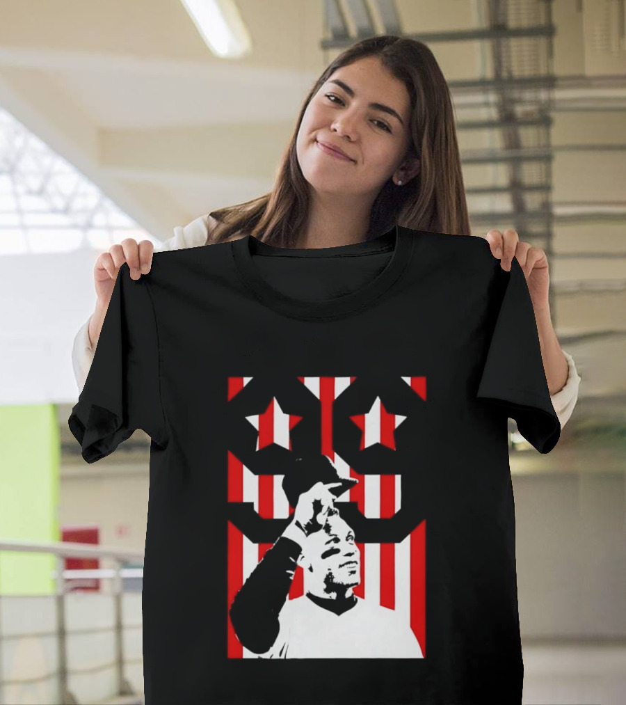 Aaron Judge 99 New York Yankees Stars Stripes Flag Yankee Stadium Hero T-Shirt