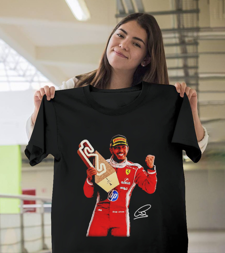 Lewis Hamilton Ferrari Racing Champion Pirelli Winner Remember Who You Are T-Shirt