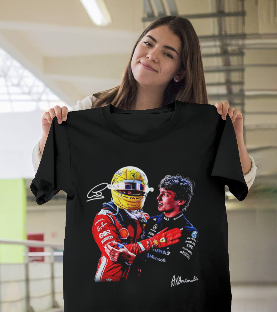 Ferrari Shell Mercedes Petronas Racing Embrace ZYN Microsoft T-Shirt