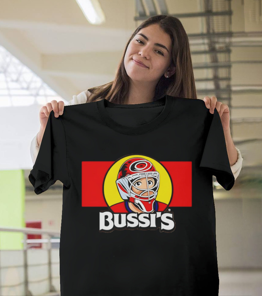 Brandon Bussi Carolina Hurricanes Goalie NHL Hockey 2026 T-Shirt