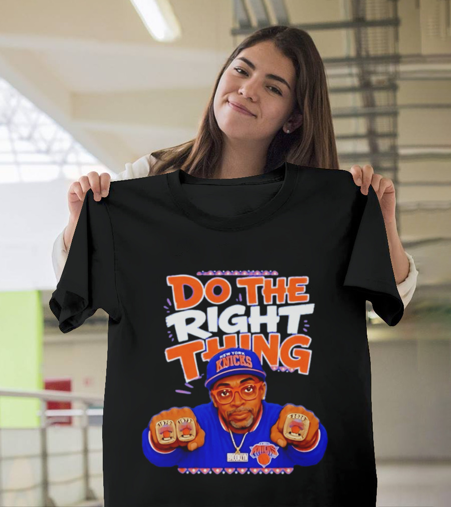 Do The Right Thing New York Knicks Rings 1970 1973 T-Shirt