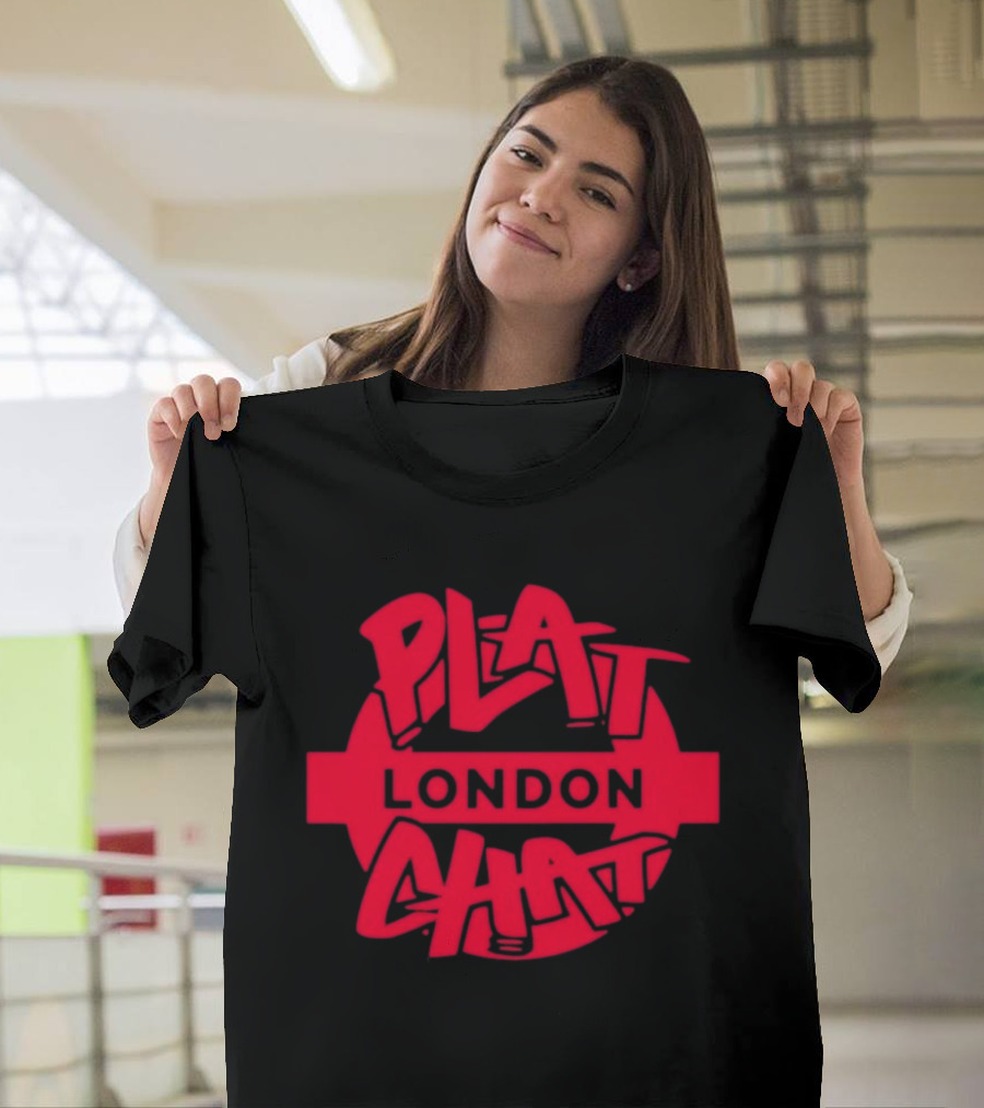 Plat Chat London Red Circular T-Shirt