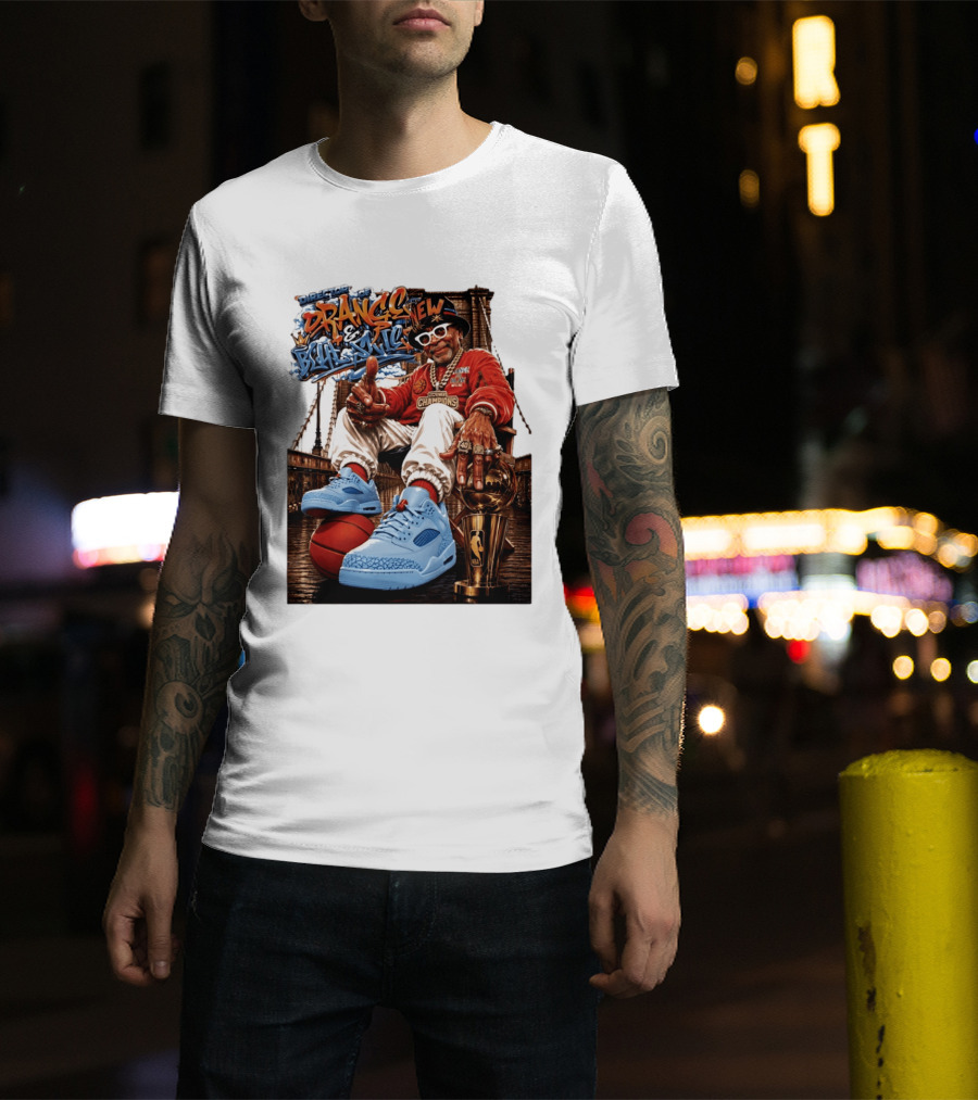 Director Orange And Blue New Champions NBA Basketball T-Shirt
