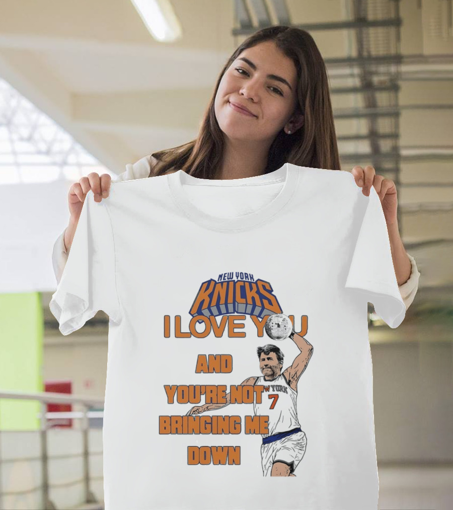Vampire Weekend New York Knicks I Love You And You're Not Bringing Me Down Basketball Player T-Shirt