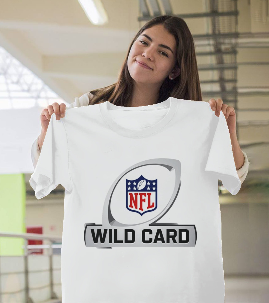 NFL Wild Card 2026 Logo Football T-Shirt