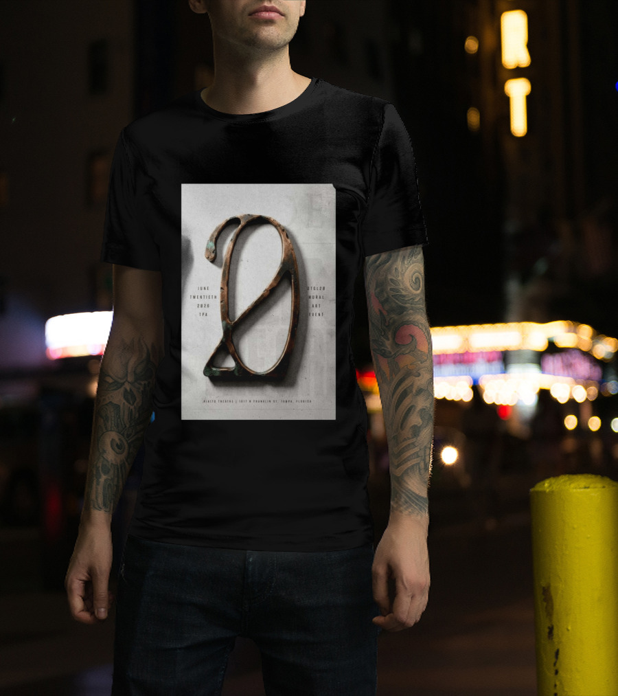 Underoath Mural Art Event Tampa Florida June Twentieth 2026 T-Shirt