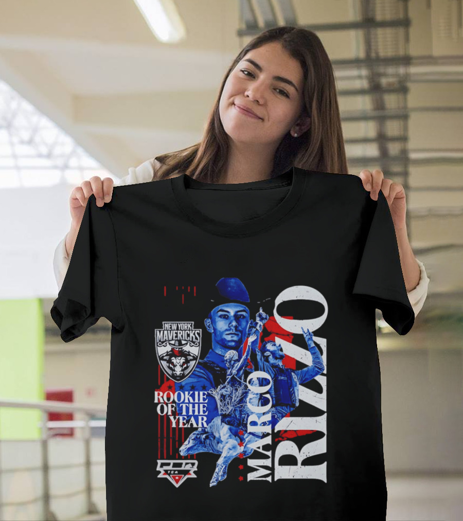 Marco Rizzo New York Mavericks PBR 2026 Rookie Of The Year T-Shirt