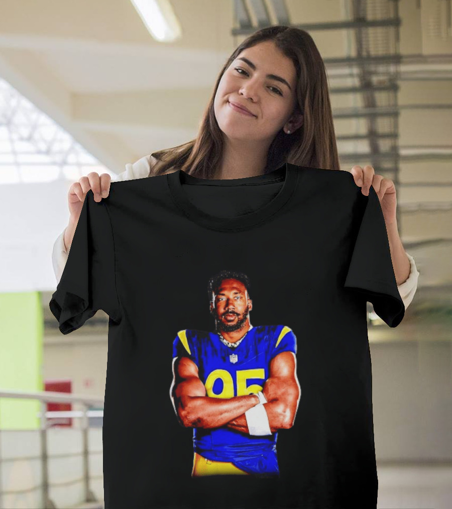 Myles Garrett 95 Los Angeles Rams Football Sports Fan T-Shirt