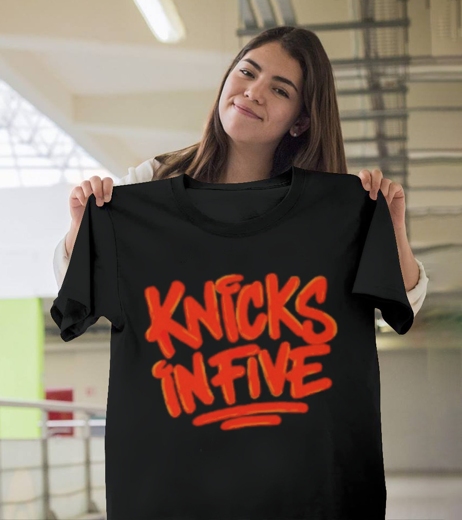 Knicks In Five Street Graffiti T-Shirt