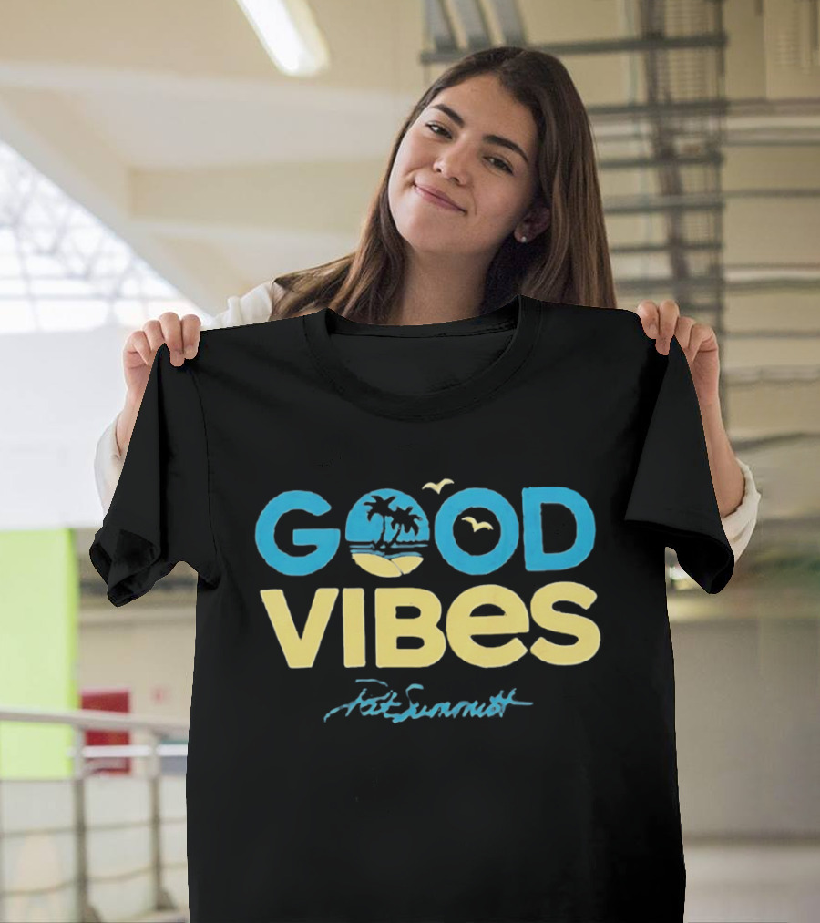 Good Vibes Pat Summitt Mindset Tennessee Volunteers T-Shirt