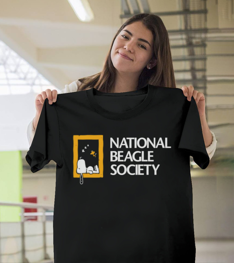 Peanuts Snoopy And Woodstock National Beagle Society T-Shirt