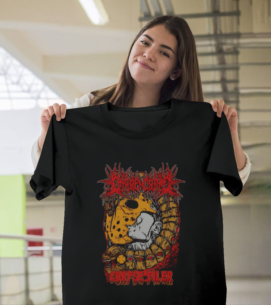 Darren Crowe Corpse Piler Skull And Serpents Hell T-Shirt