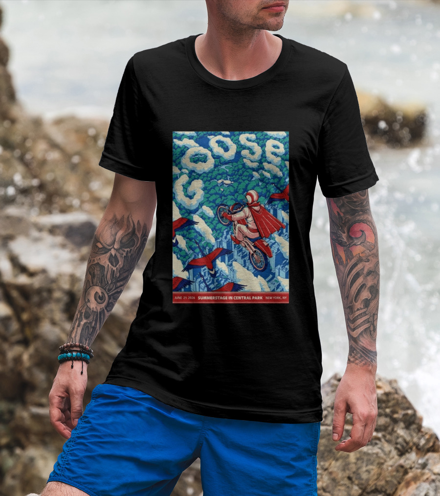 Goose Summerstage Central Park June 21 2026 New York NY T-Shirt