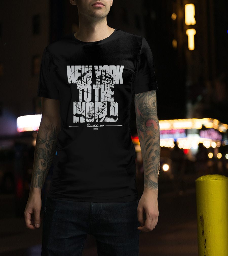 New York To The World Unisphere Vinny Guadagnino Kith Jersey Shore Family Vacation T-Shirt