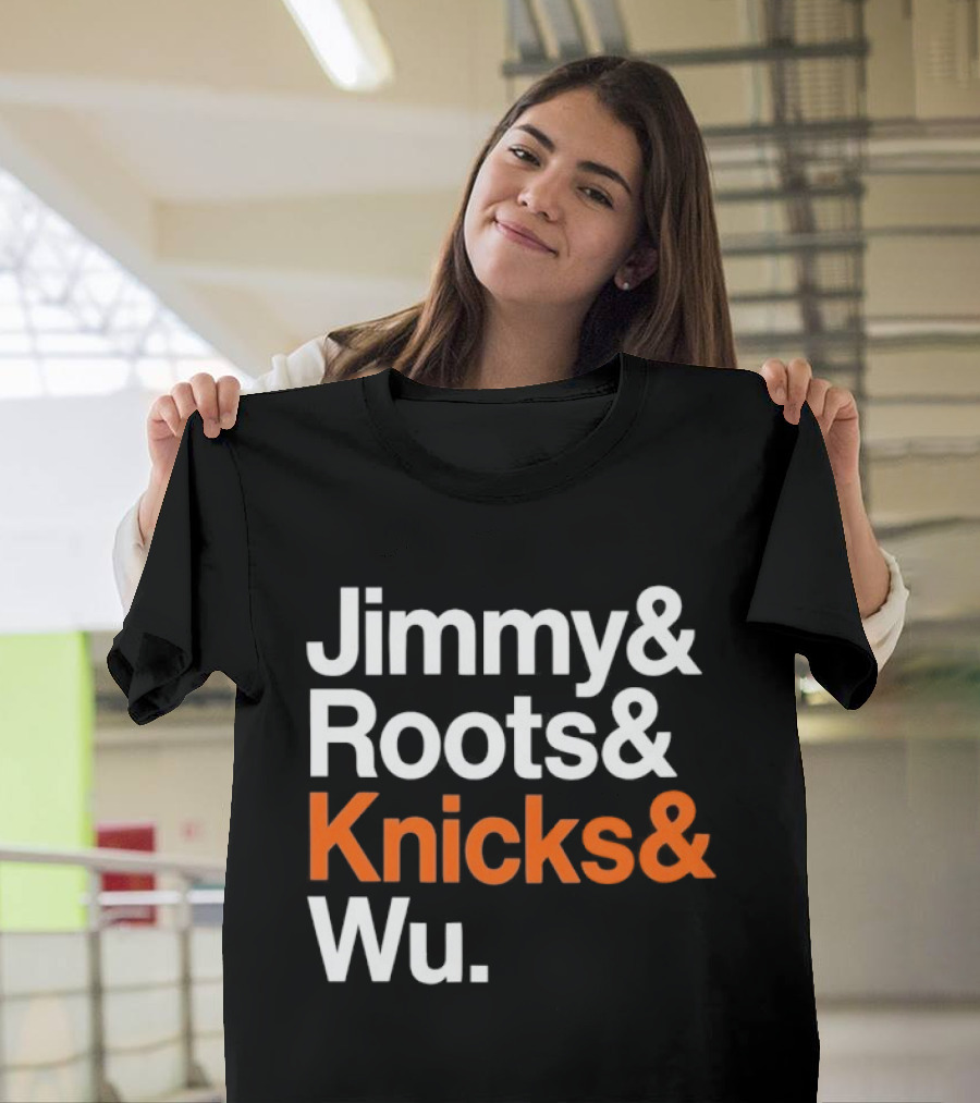 Jimmy And Roots And Knicks And Wu Basketball T-Shirt