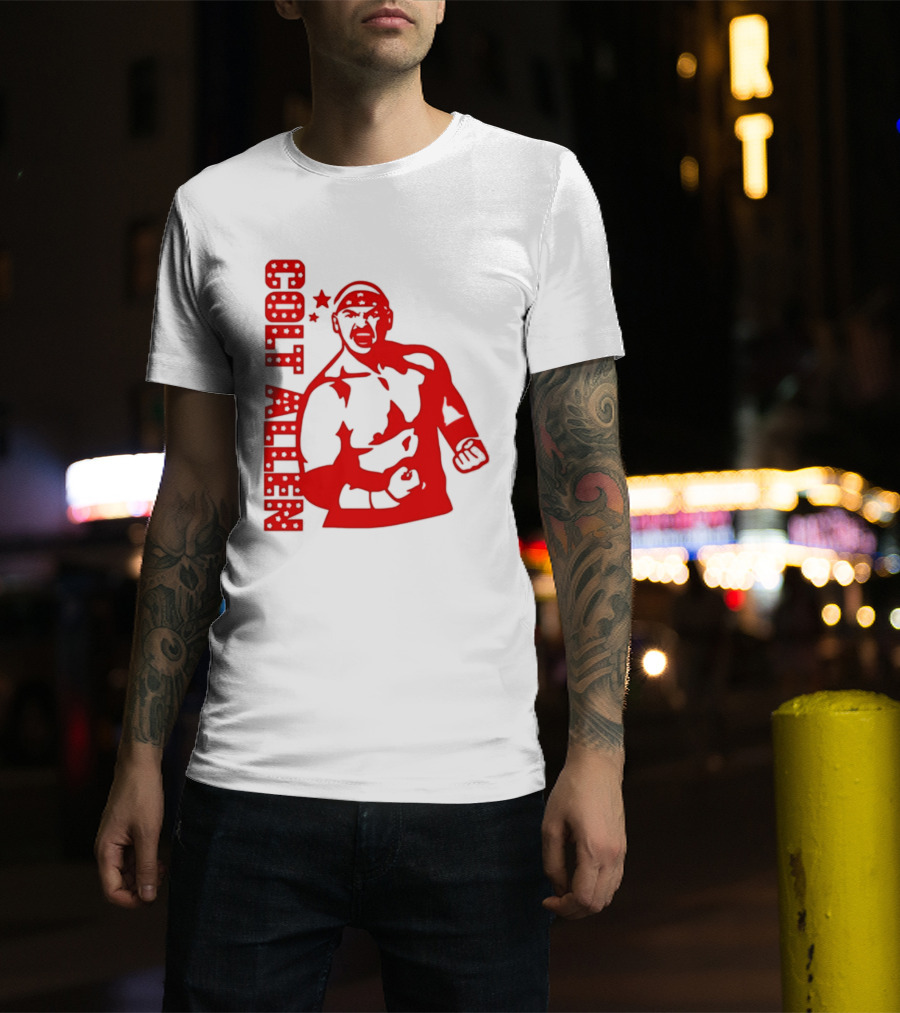 Bald Eagle Colt Allen Red Bold Star Striker T-Shirt