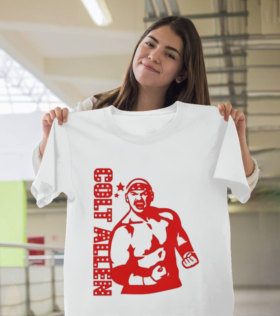 Bald Eagle Colt Allen Red Bold Star Striker T-Shirt