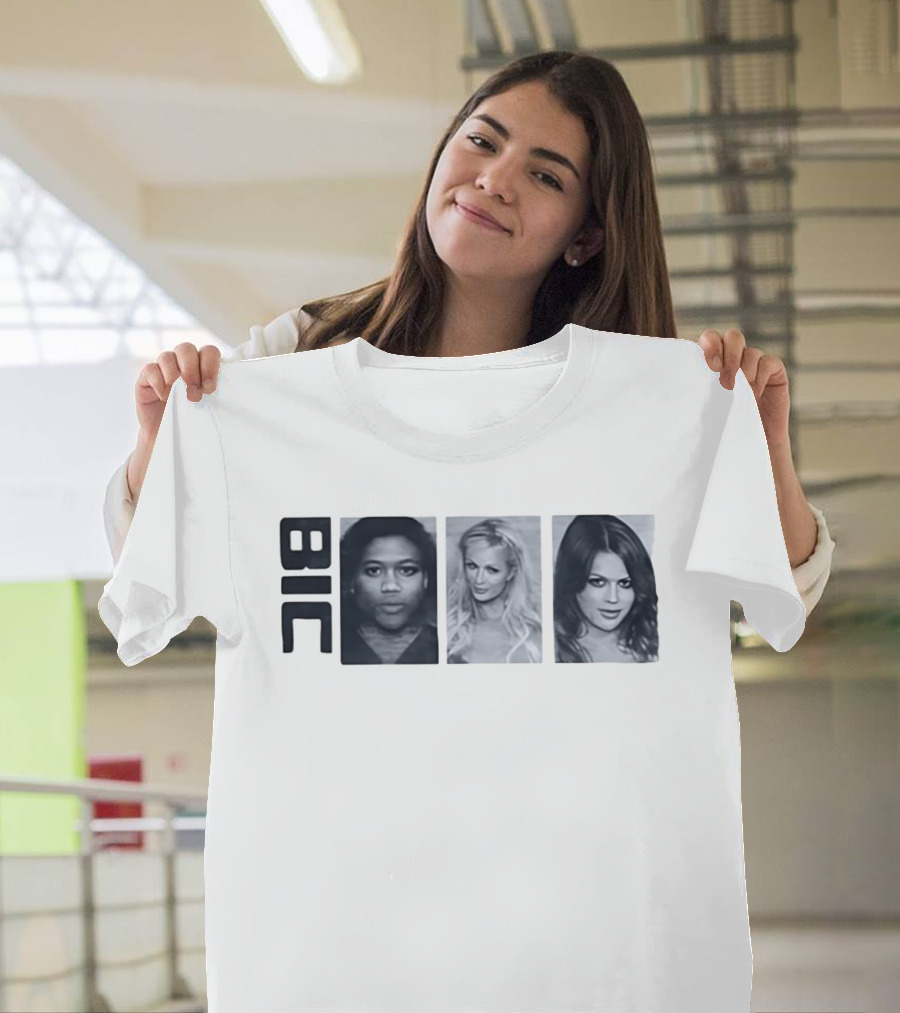 Bic Nicki Minaj Paris Hilton Britney Spears Trio Shots T-Shirt