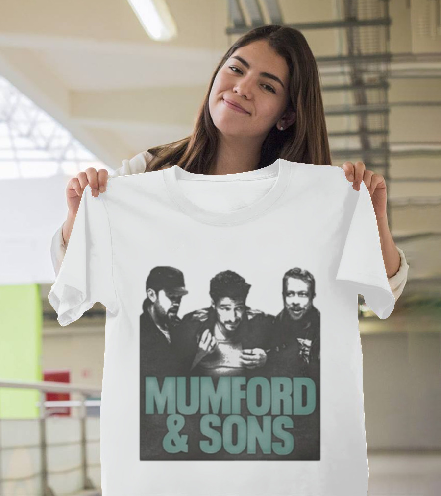 Mumford And Sons Bone Photo Prizefighter North America Tour 2026 T-Shirt
