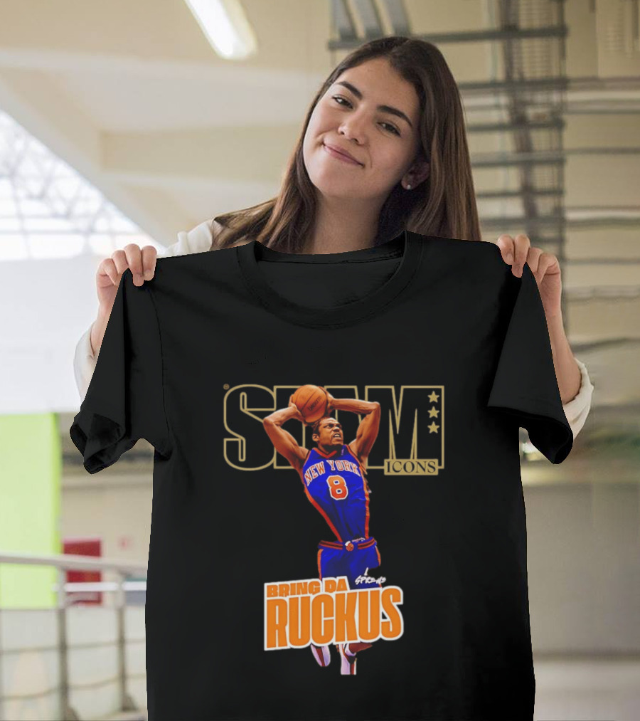New York Knicks Sprewell SLAM Icons Bring Da Ruckus T-Shirt