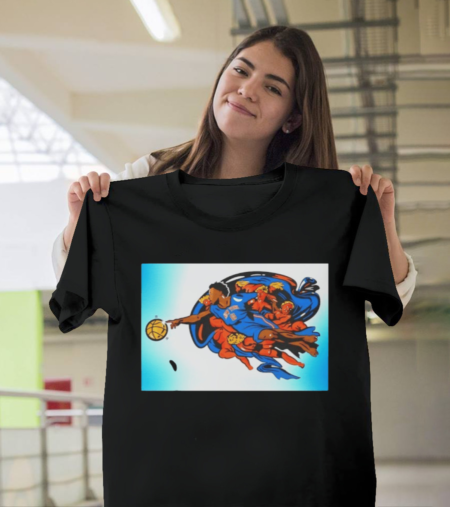 OG Anunoby New York Knicks Creation Of Adam Basketball T-Shirt