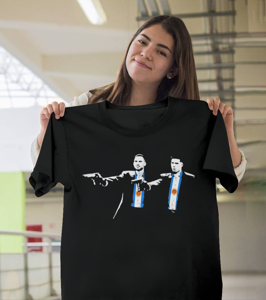 Alexis Mac Allister Enzo Fernandez Argentina National Team Pulp Fiction T-Shirt