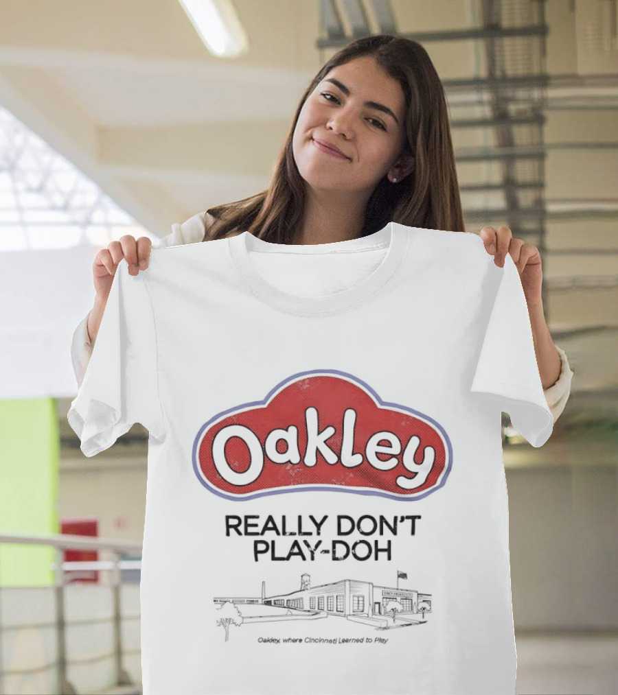 Oakley Really Don't Play Doh Playhouse Building T-Shirt