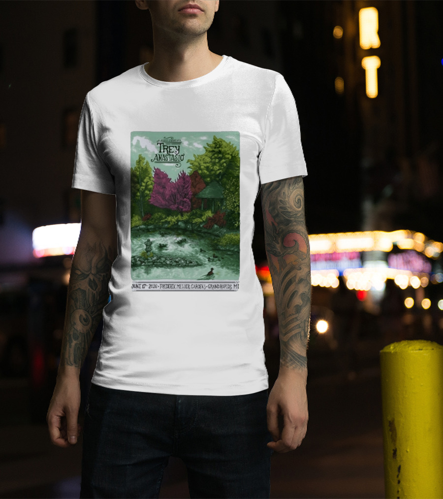 Trey Anastasio June 17 2026 Frederik Meijer Gardens Grand Rapids MI T-Shirt