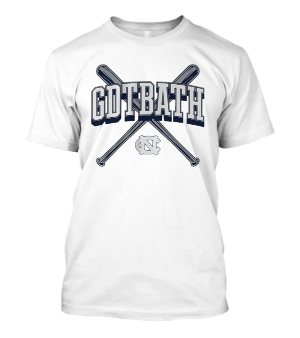 UNC Baseball GDTBATH Crossed Bats NC T-Shirt