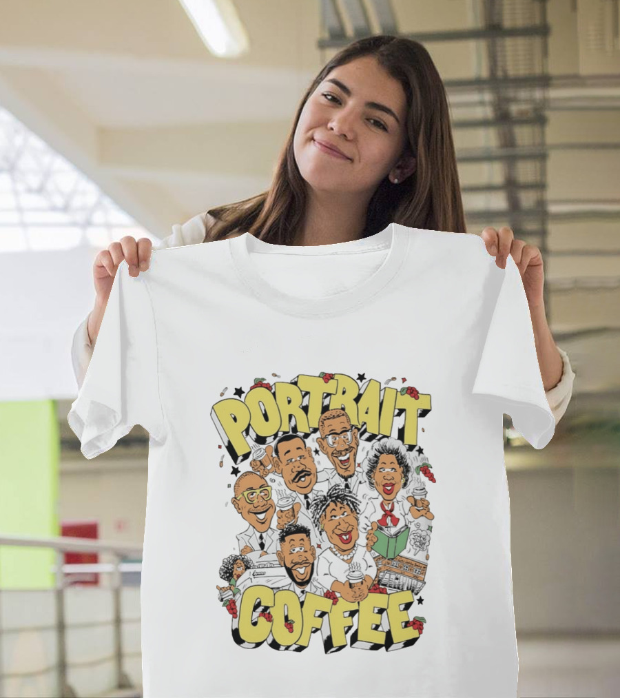 Martin Luther King Jr Civil Rights Leaders Portrait Coffee T-Shirt