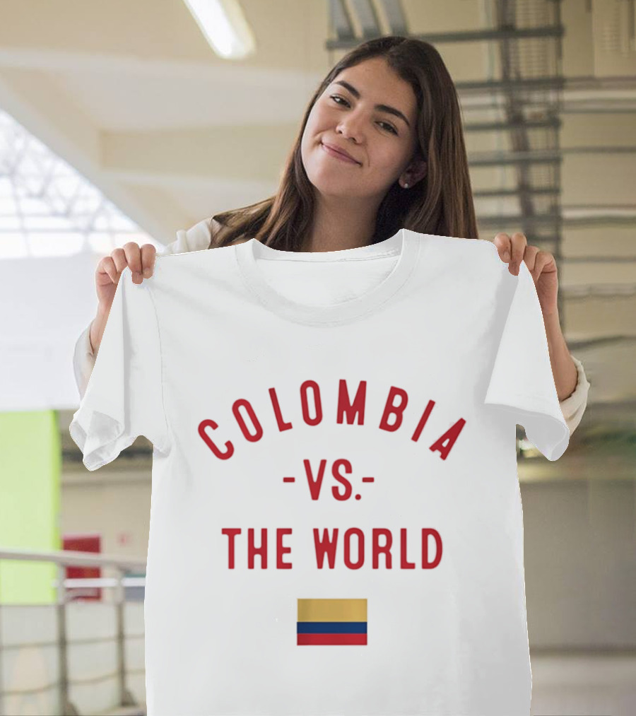 Colombia Vs The World Flag Colombian Pride T-Shirt