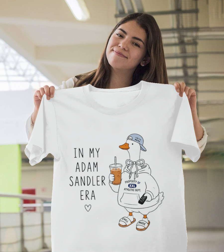 In My Adam Sandler Era Duck With And Drink T-Shirt