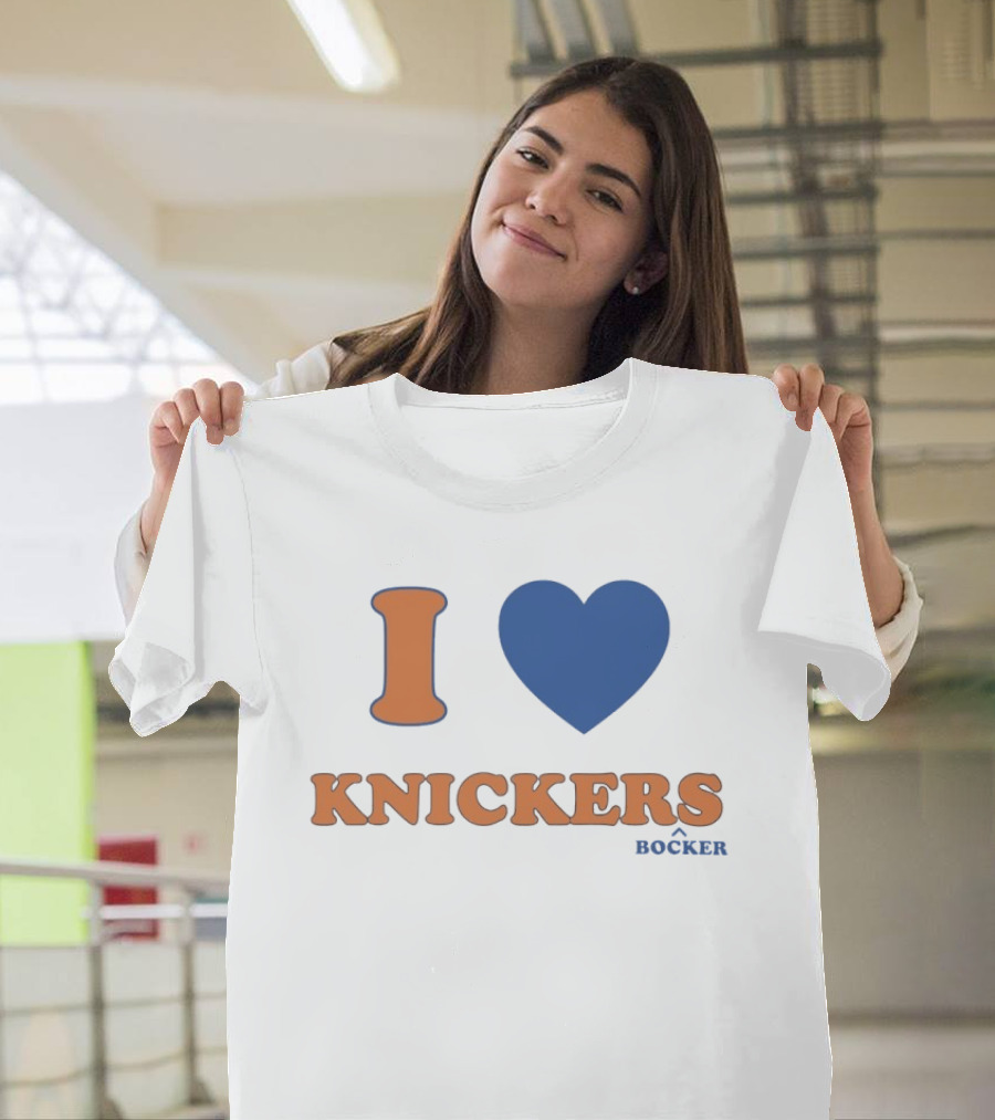 I Love Knicks Knickerbockers New York Basketball T-Shirt