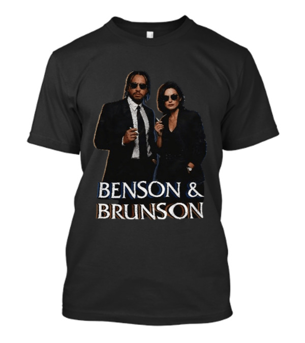 Janine Brunson And Olivia Benson Benson And Brunson Smoking Sunglass Duo T-Shirt