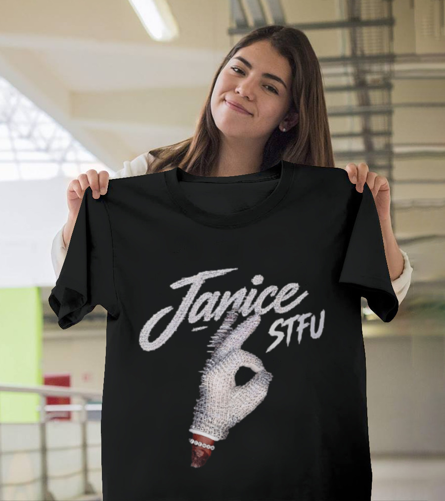 Janice STFU Iceman Drake Hand Gesture T-Shirt