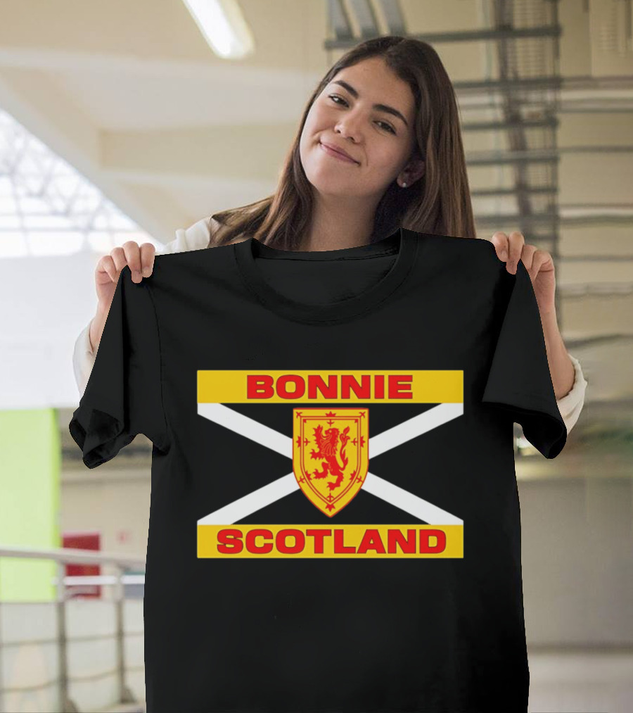 Bonnie Scotland Lion Flag 2026 Scottish Heritage Football T-Shirt