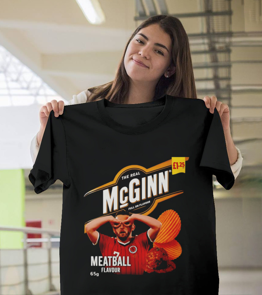 The Real McGinn Full On Flavour Meatball 65g £1.25 T-Shirt